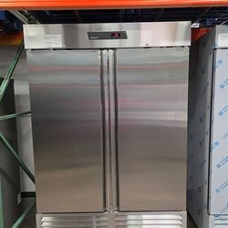 🔥 PRISTINE 2-Door Commercial Stainless Refrigerator - Ready to Work!