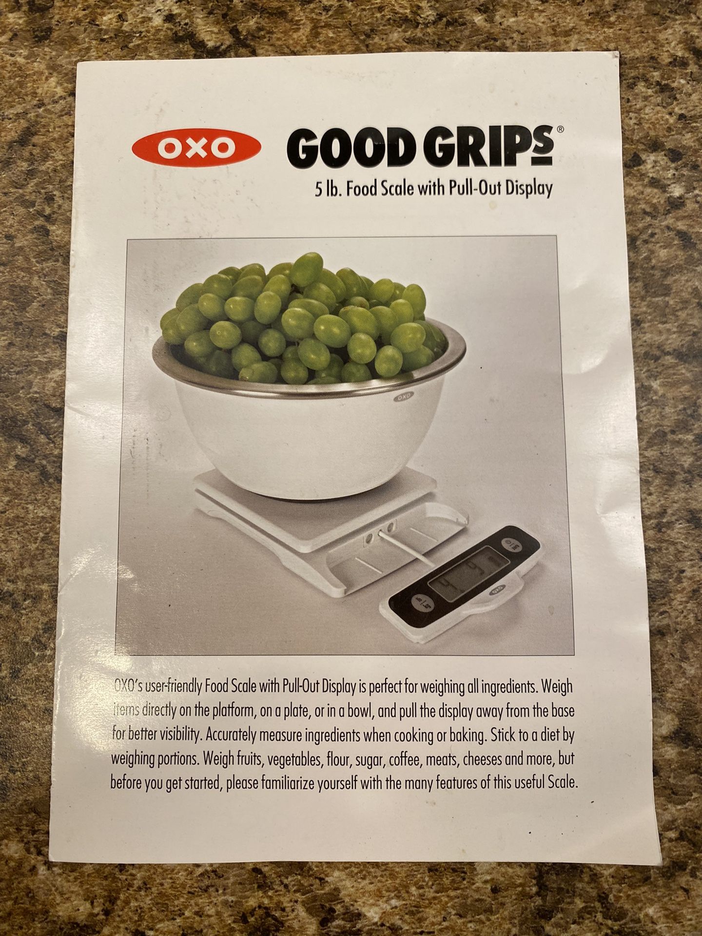 OXO Food Scale With Pull Out Display