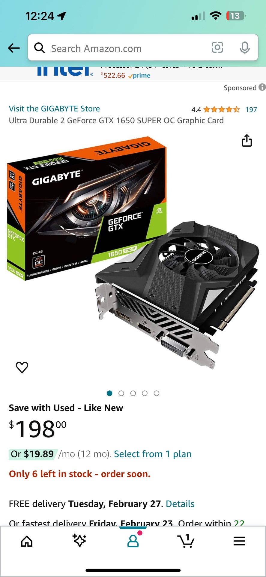 Gtx 1650 Super OC
