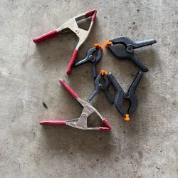 Spring Clamps - Pack Of 6 Various Sizes 