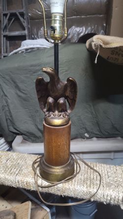 Vintage federal stauge brass lamp