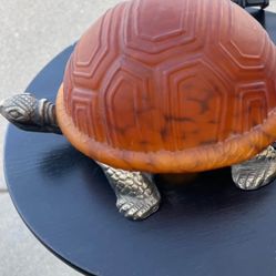 Amber Turtle Tiffany Style Lamp 