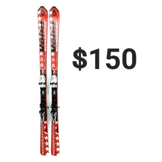 168 cm Volkl Supersport skis with bindings all skiis skies parabolics mens men man 165 170 binding 170cm for Sale in Los Angeles, CA - OfferUp