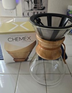 Chemex Pour Over with Bonded Coffee Filters
