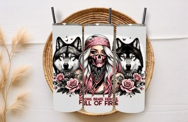 Tumbler 20 oz skinny Design 