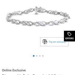 Diamond Infinity Bracelet
