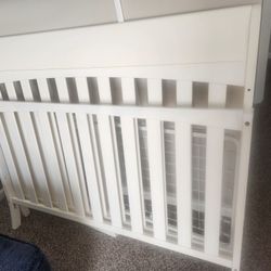 White Baby Crib 