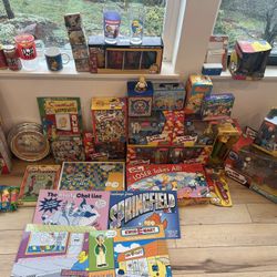 Huge Set Of Simpsons Collectibles 