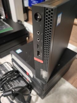 Lenovo m720Q i5-9500T 256NVMe 8GbRam WiFi HDMi DisplayPort Charger 11Pro PCIE Slot