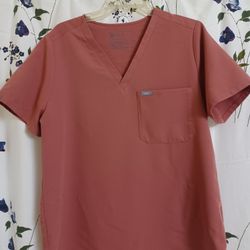 Figs Shirt Women's Extra Large Mauve Technical Catrina One Pocket Scrub Top