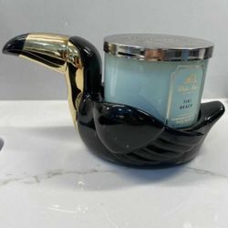 Bath And Body Works Modern Toucan Candle Holder NEW 