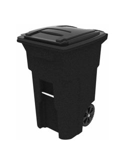 Toter 64 Gallon 2-Wheel Trash Can Cart, Blackstone: New In Box