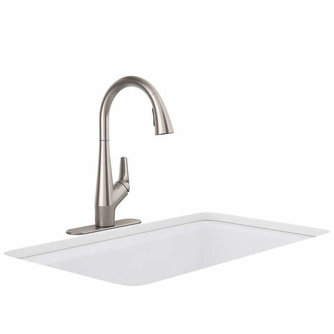 Kohler Lir Pulldown Kitchen Faucet Stainless steel