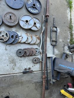 Gym Equipment And Weights
