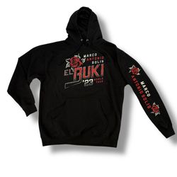 El Buki  Marco Antonio Solis World Tour El Buki ‘23 Black Hoodie Size XL NEW   El Buki ‘23 Black Hoodie in size XL is a must-have for fans of Marco An