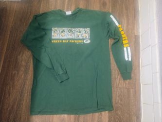 Vintage Y2K Green Bay Packers Brett Farve Long Sleeve Shirt
