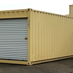 24ft Storage Container with Roll-Up Door