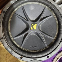 12 Inch Kicker Comp Single Voice Coil 