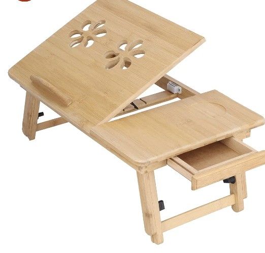 Laptop Folding Tray Bamboo