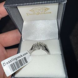 Diamond Ring 14k White Gold 