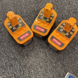 Battery To Power Drill (x3) RYOBI 