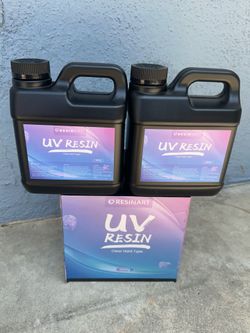 Brand New EPRESINART UV Resin 1000g x2 Bottles Low Odor Clear Resin for Jewelry DIY Crafts
