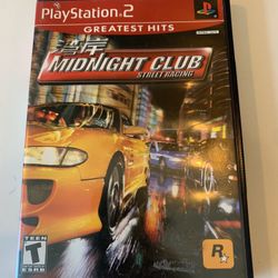 Midnight Club: Street Racing (Sony PlayStation 2, 2000) CASE & MANUAL ONLY