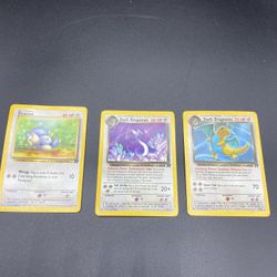 Dratini, DARK DRAGONAIR , Dark Dragonite 33/82 Team Rocket Set Pokemon Unlimited