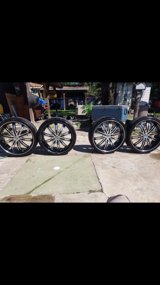 22" Rims and Tires