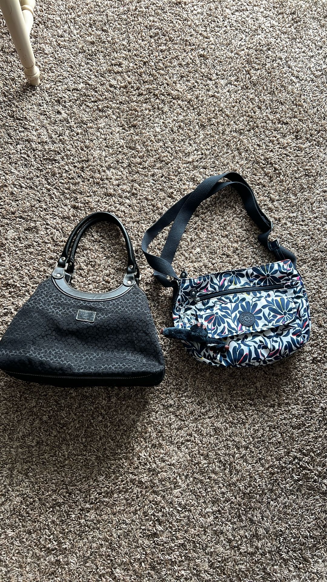 Kipling And Coach Handbags