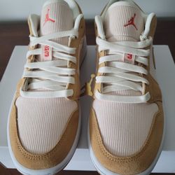 Air Jordan 1 Low SE Twine Orange Corduroy