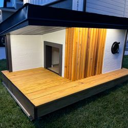 🐶 Modern Luxury Dog House – Insulated | Electric | Architectural Design