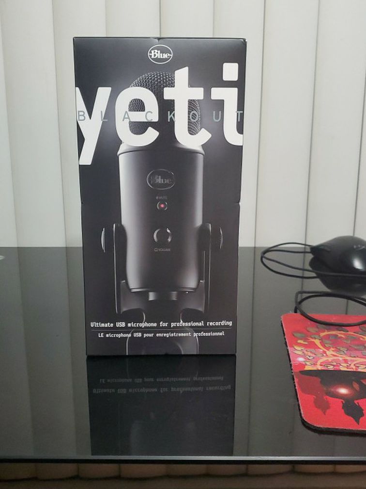 Blue Yeti USB Microphone, New In Box, Never Opened