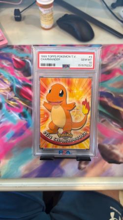 PSA 10 TOPPS POKÉMON T.V. CHARMANDER