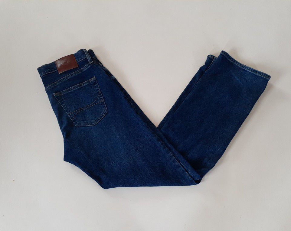 Hollister men's straight leg blue denim jeans size w30 L32