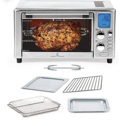 meril Lagasse Everyday 360 Stainless Steel Air Fryer, 360° Quick Cook Technology