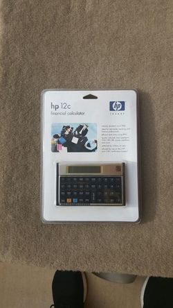 HP12C financial calculator