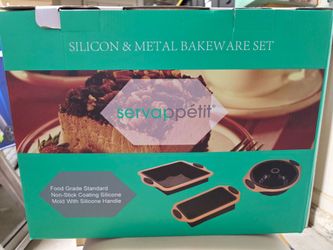 New Silicon and Metal Bakeware set