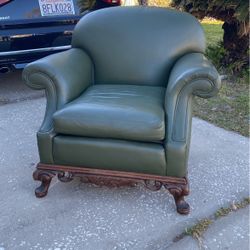 Genuine leather chair, really nice comfy