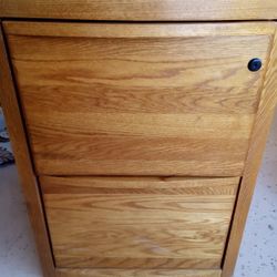 Wooden Drawer Filing Cabinet 