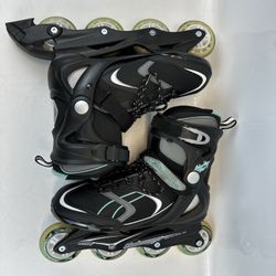 Rollerblade BladeRunner Advantage Pro XT Women Inline Skates Size 10 Black/Blue