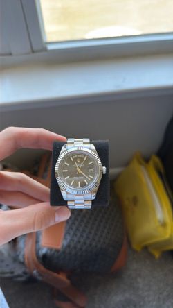 Silver watch