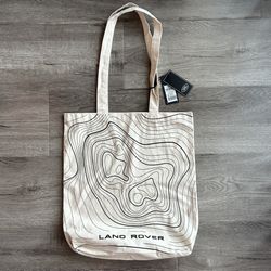 Brand New Authentic Land Rover Map Canvas Tote Bag
