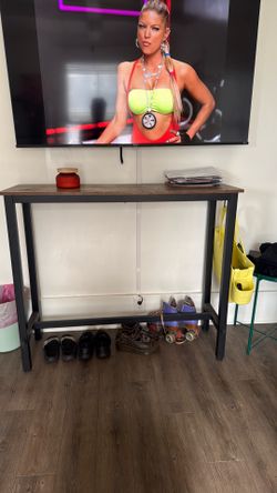 Brown high table