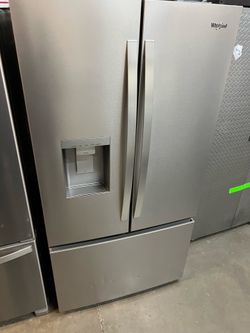 Whirlpool French door fridge stainless steel