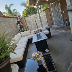 Patio Sectional Set/Outdoor Furniture/conversation Set/Cash Only 
