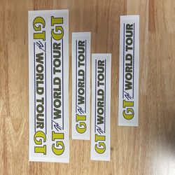 GT Pro world Tour Decals