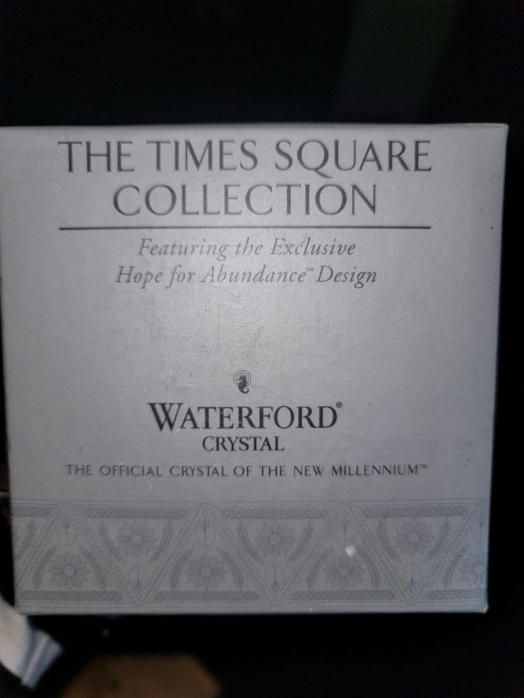 Vintage Waterford & Mikasa Crystal Ornaments