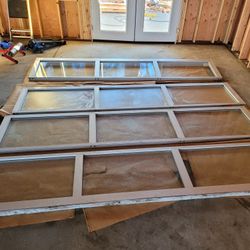 10 X 8 Aluminum Glass Garage Door.