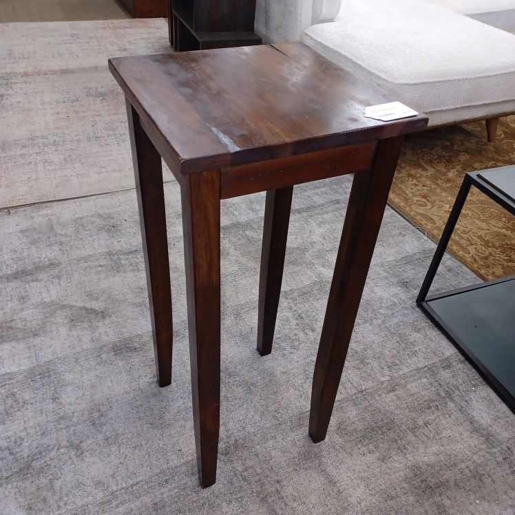 Dark Wood Plant Stand